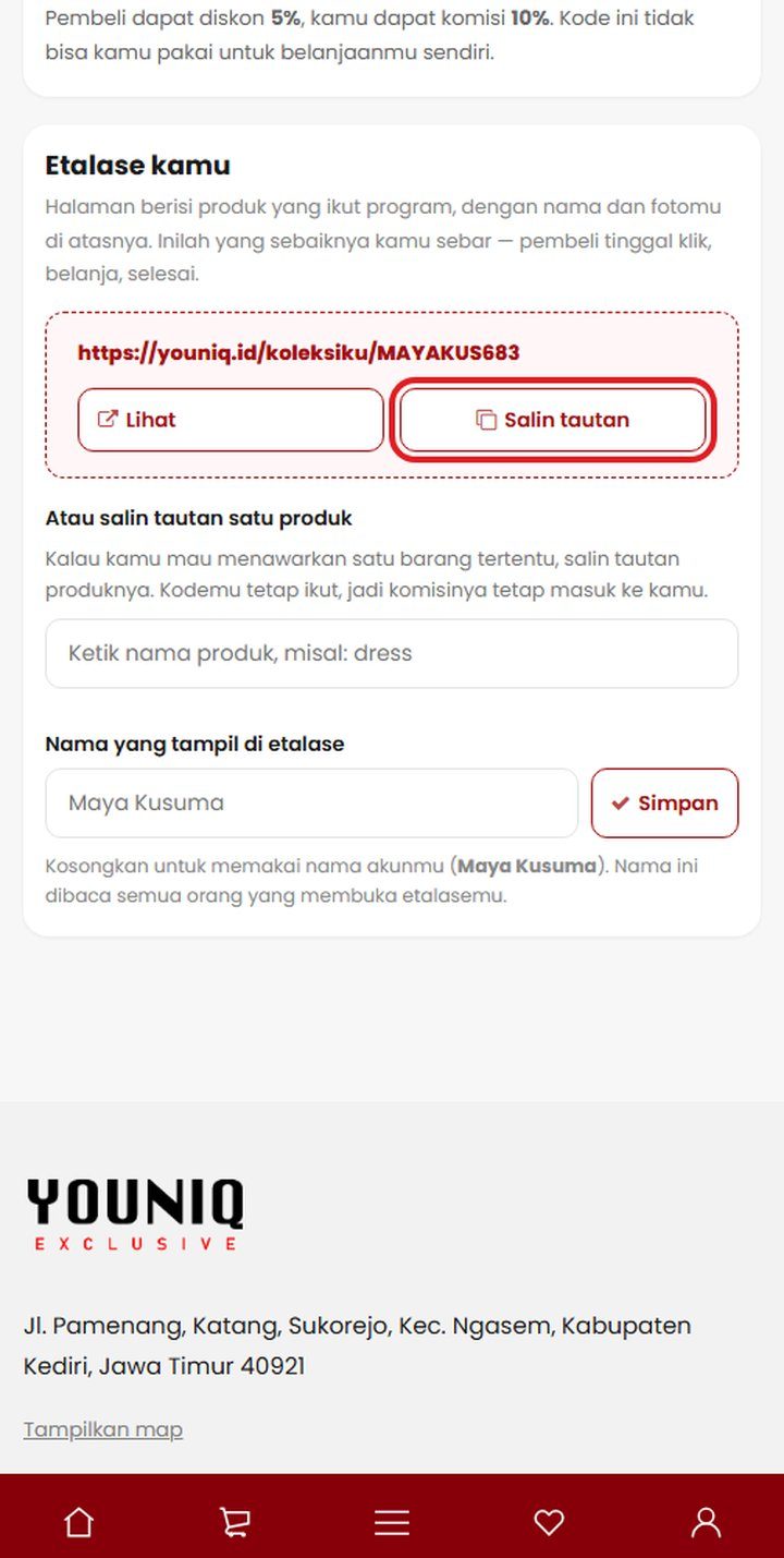 Langkah 5: Etalasemu