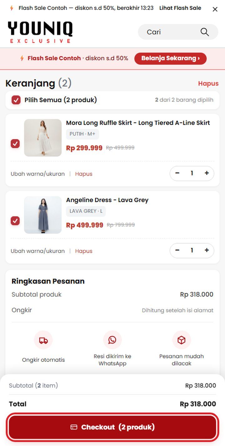 Langkah 3: Periksa keranjang