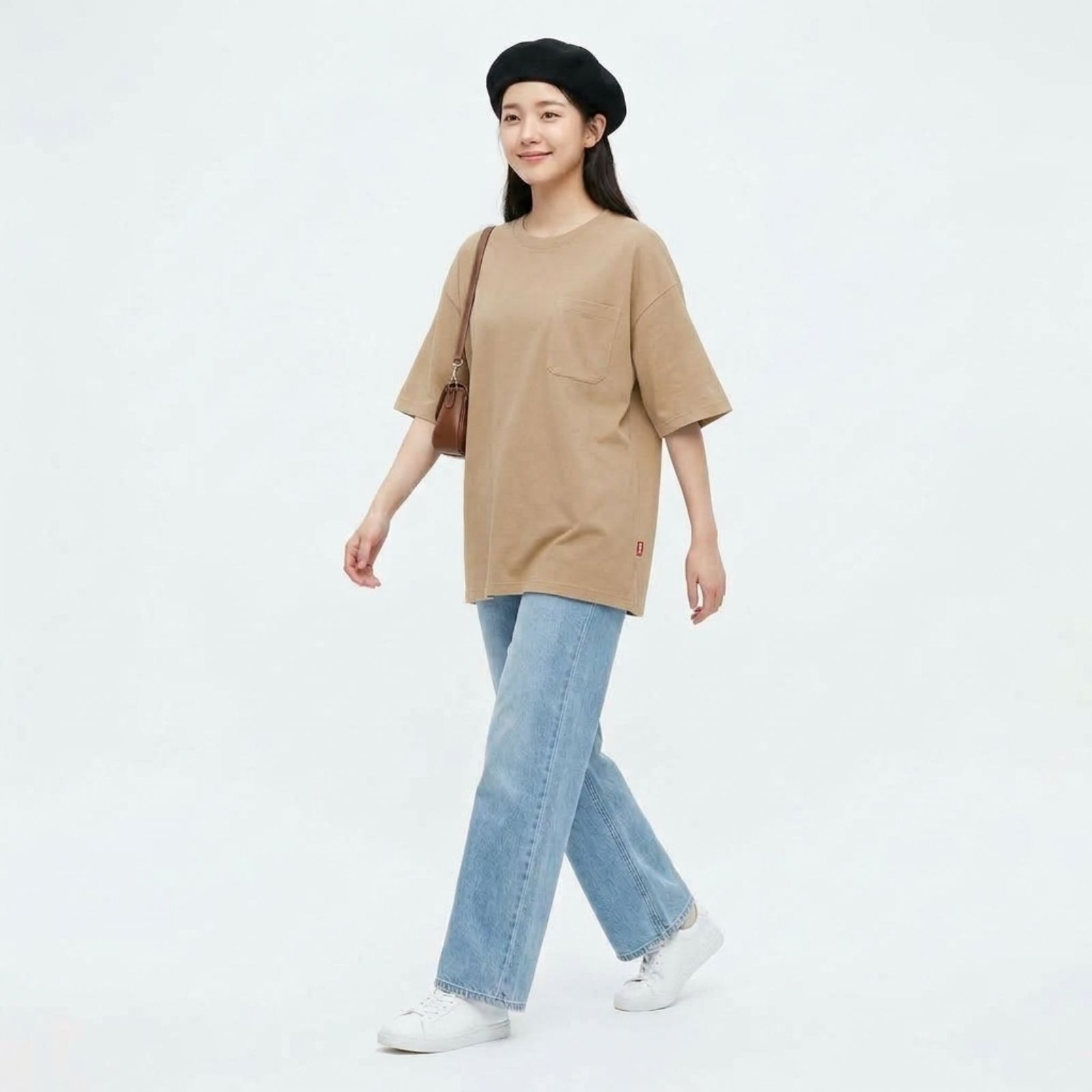 KAOS POLOS OVERSIZE POCKET COTTON COMBED UNISEX BY YOUNIQ COKSU