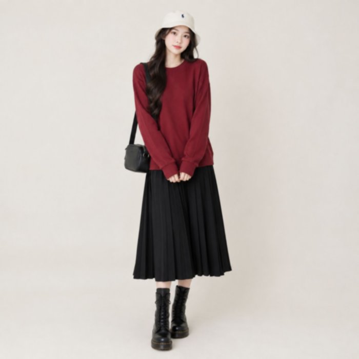 Basic Top Sweater Wanita By Youniq