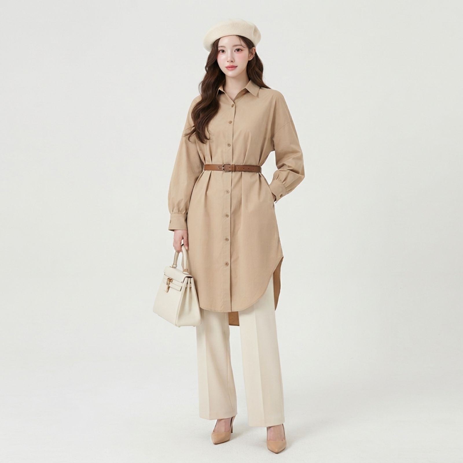 VANESSA OVERSIZE SHIRT LONGSLEEVE - BY YOUNIQ sampul
