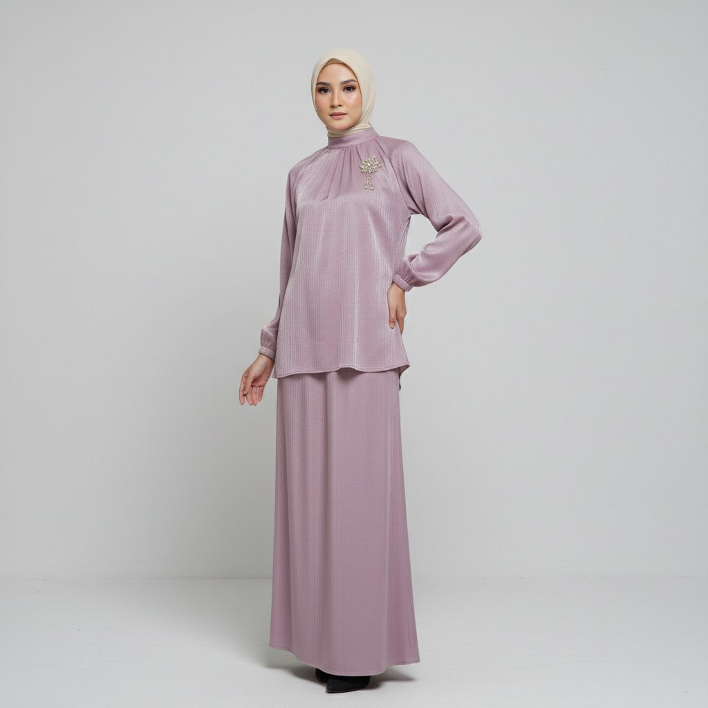 Alesha Elegant Set - Premium Collection Raya PURPLE