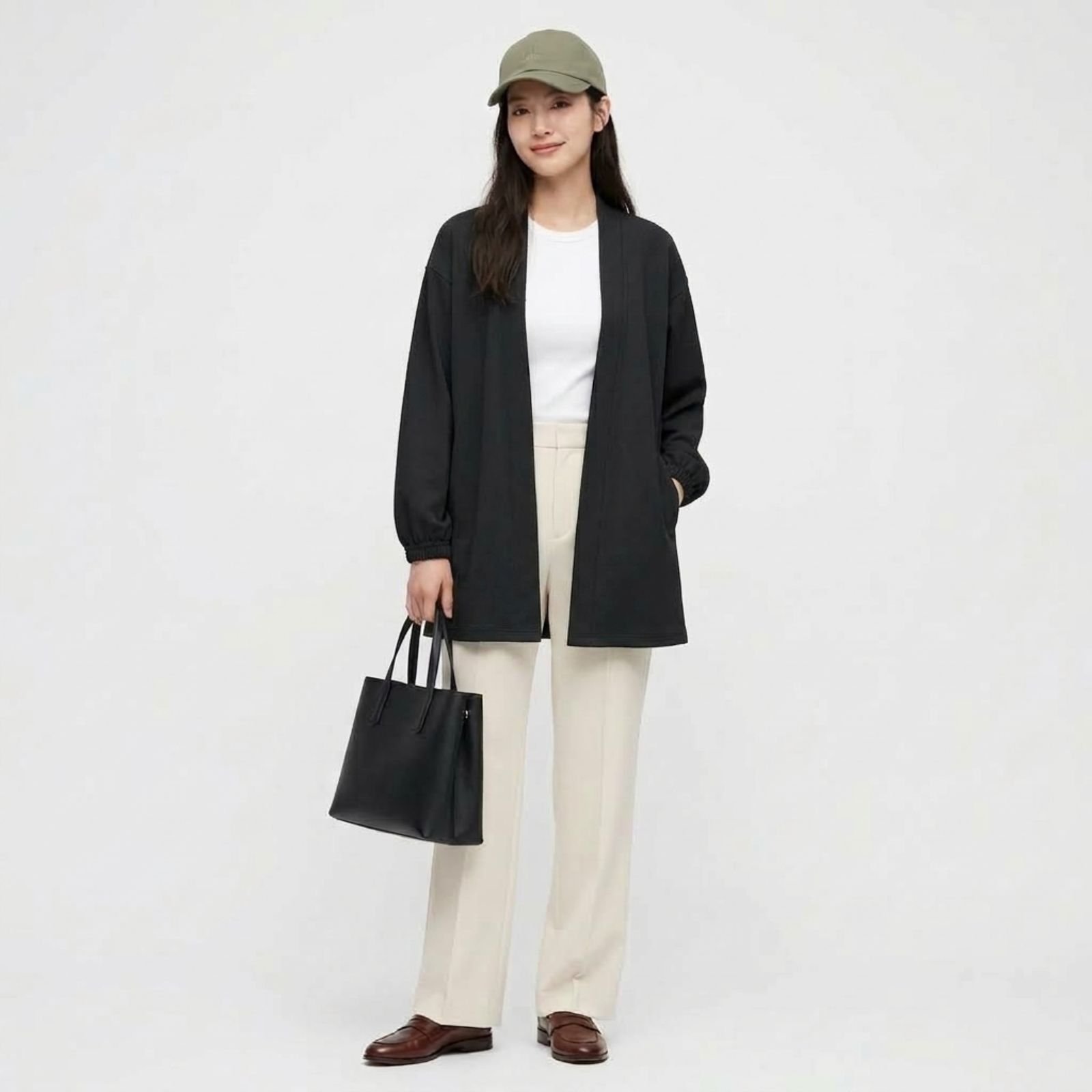 Kate Long Cardi By YOUNIQ HITAM