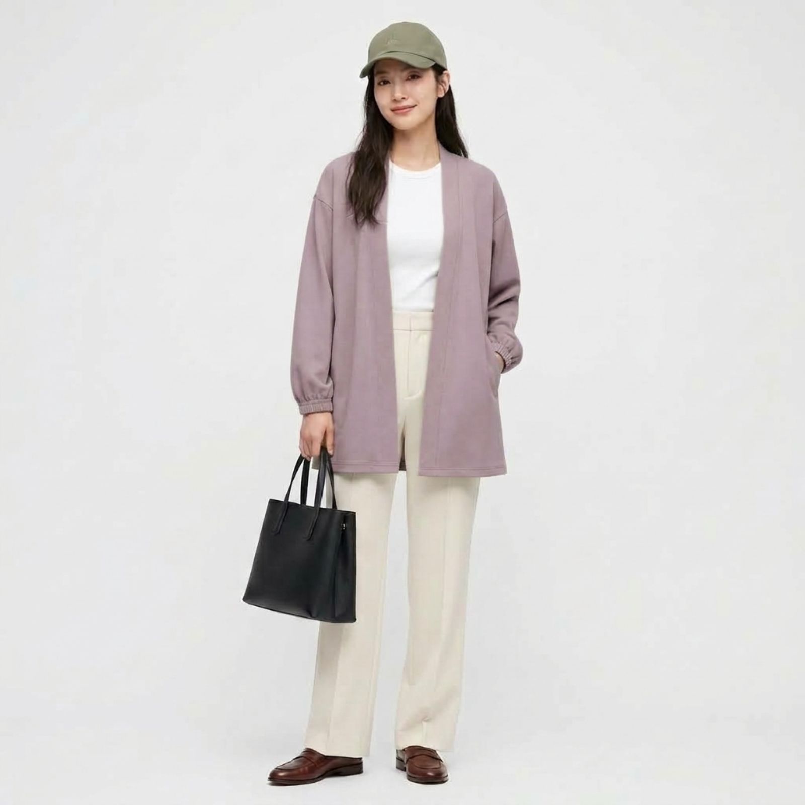 Kate Long Cardi By YOUNIQ LAVENDER