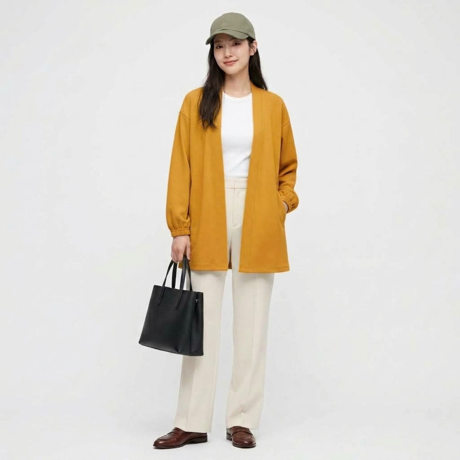 Kate Long Cardi By YOUNIQ MUSTARD