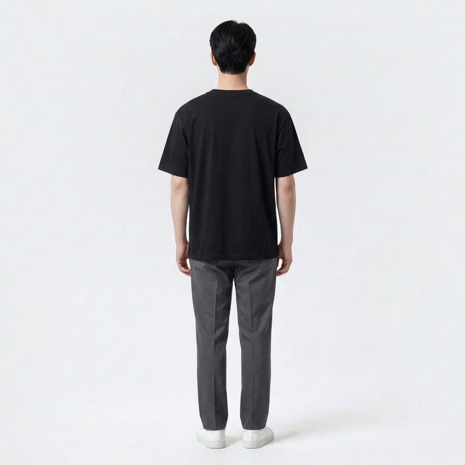 Kaos Asiafit Kaos Polos 24S Special Black Color | ASIAFIT T-Shirt Enzywash Matterial by OBASIC sampul