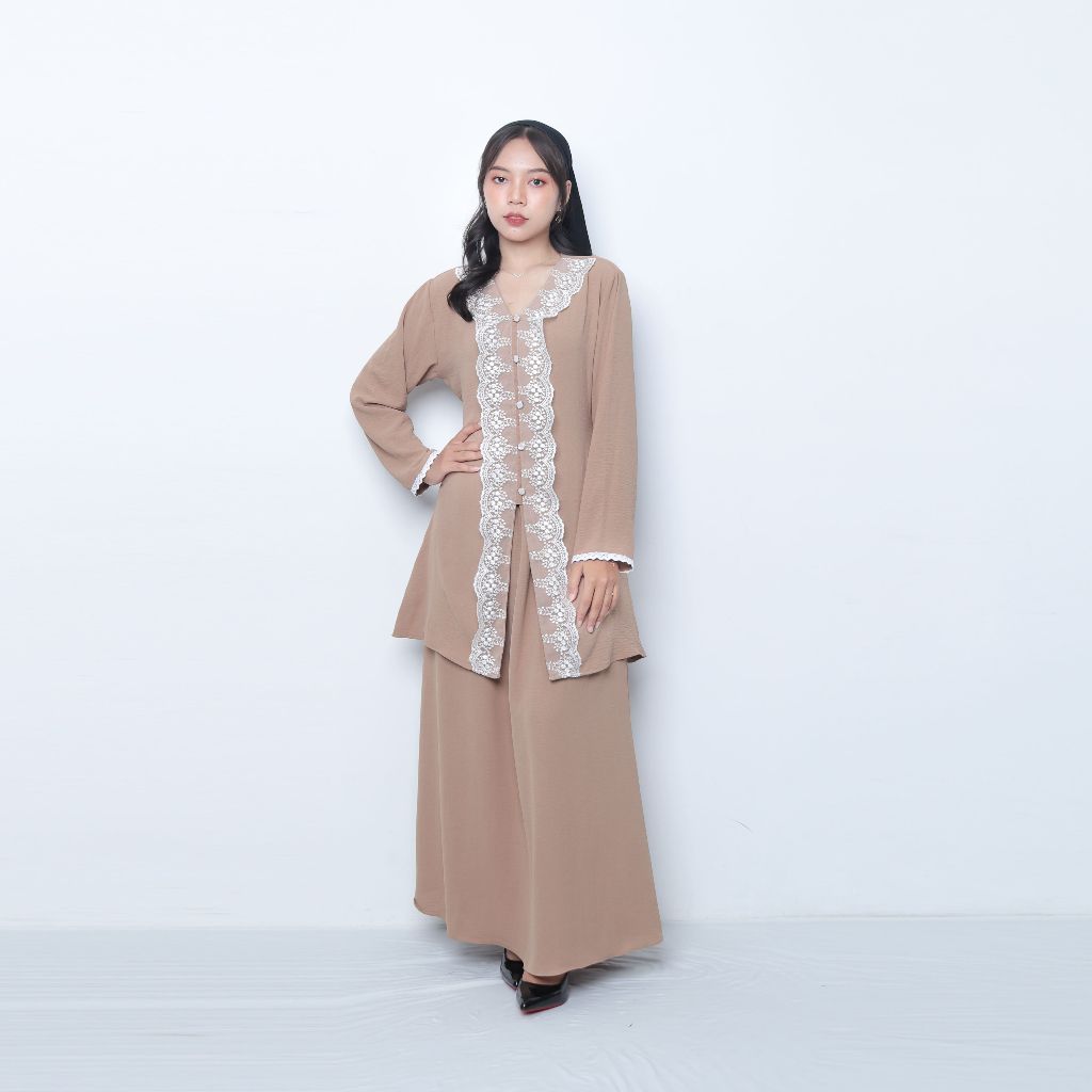 Jasmine Set Crinkle | Oneset Daily | Setelan Crinkle Wanita COKSU