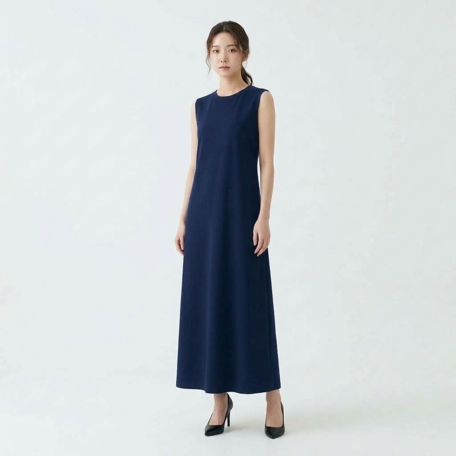 Inner Dress Sleeveless Maxi By Youniq Exclusive NAVY