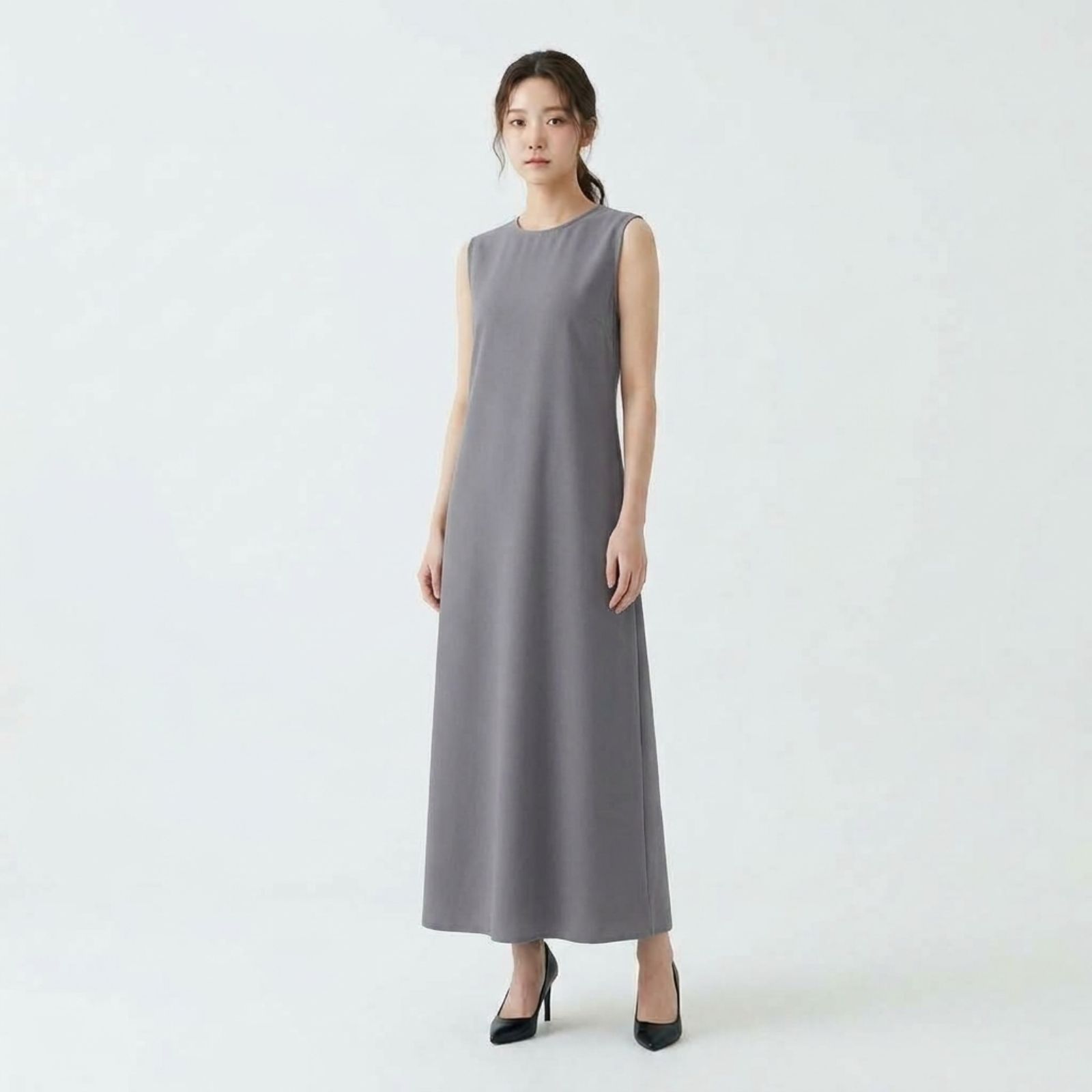 Inner Dress Sleeveless Maxi By Youniq Exclusive GREY
