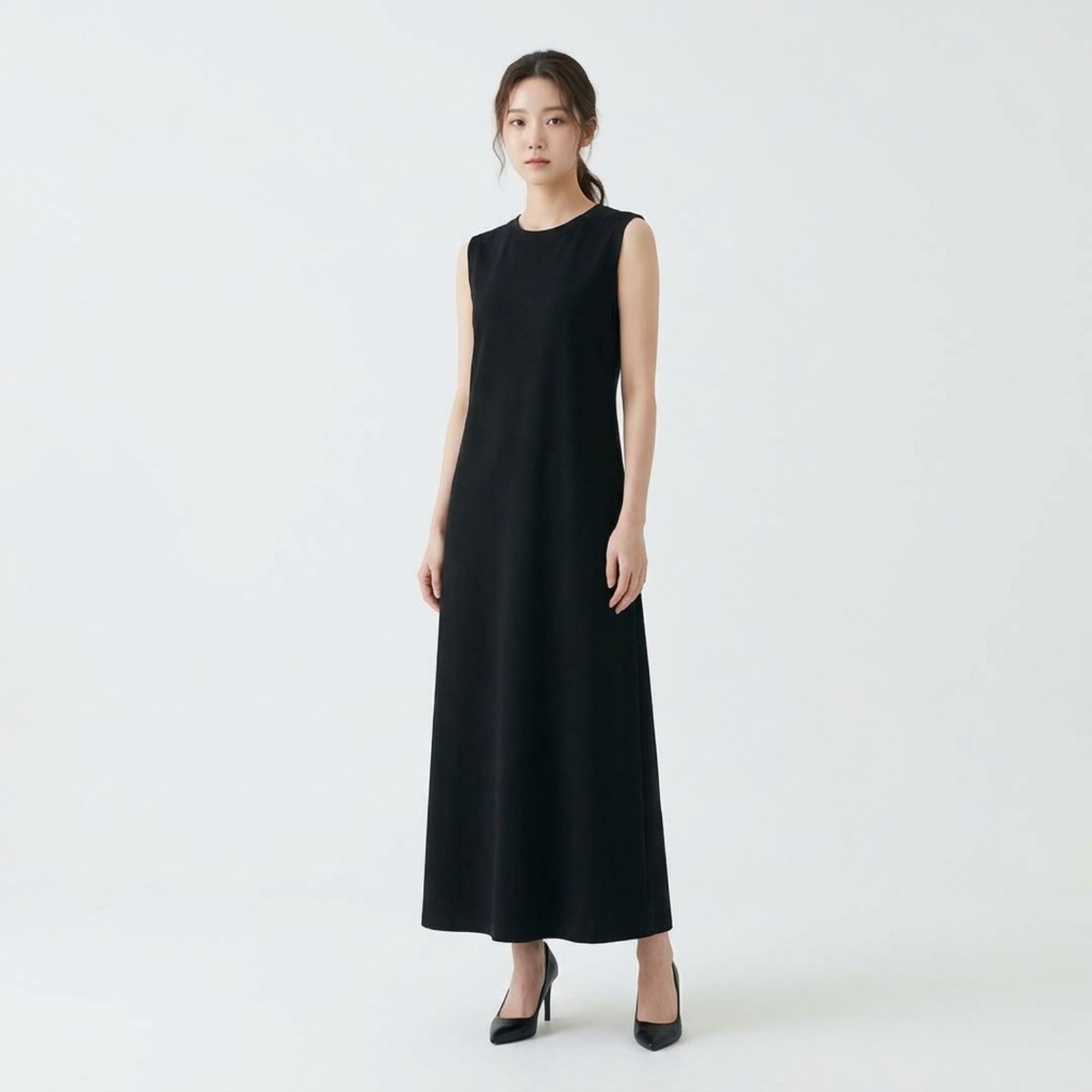 Inner Dress Sleeveless Maxi By Youniq Exclusive sampul