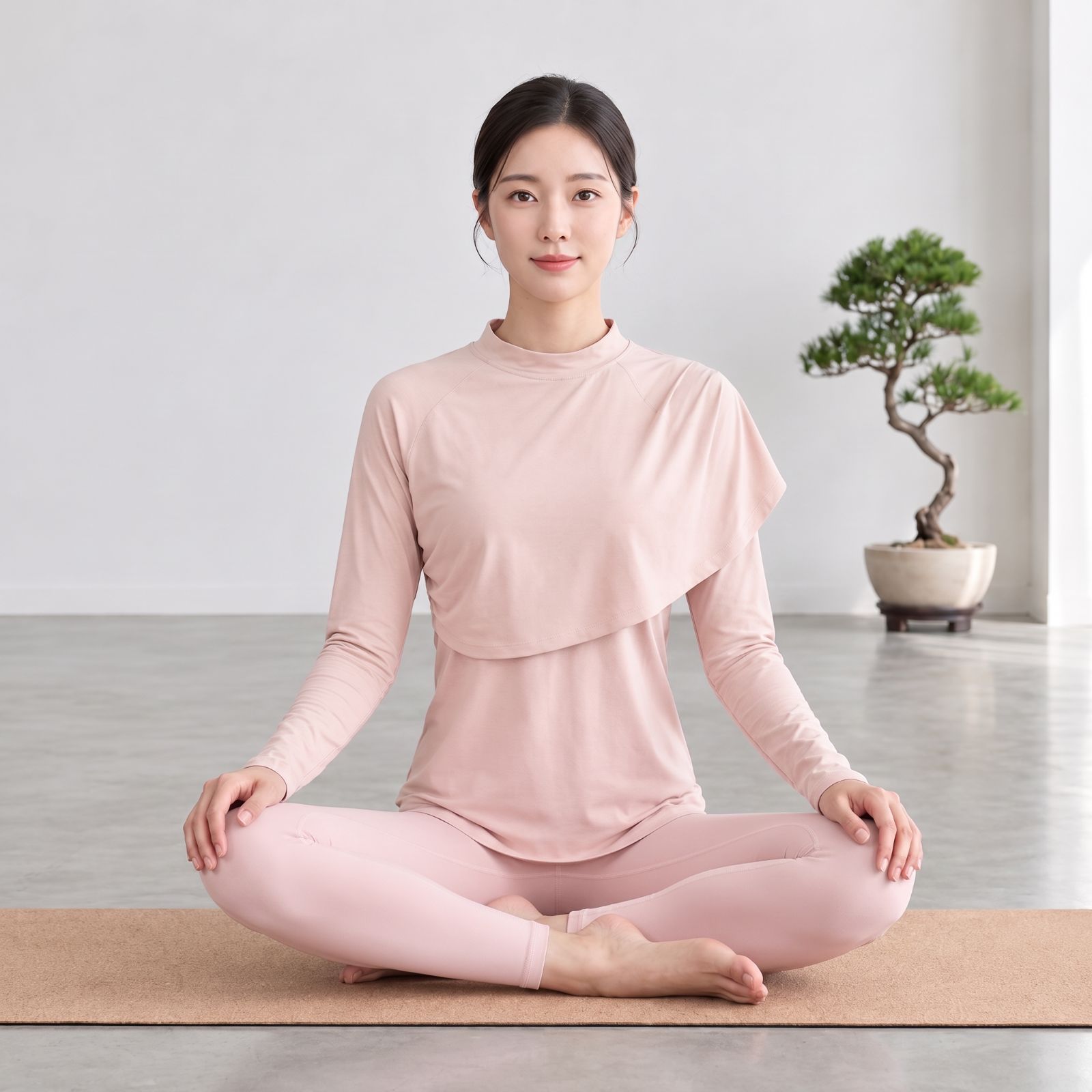 Atasan Wanita Yuri – Feminine Yoga Top DUSTY