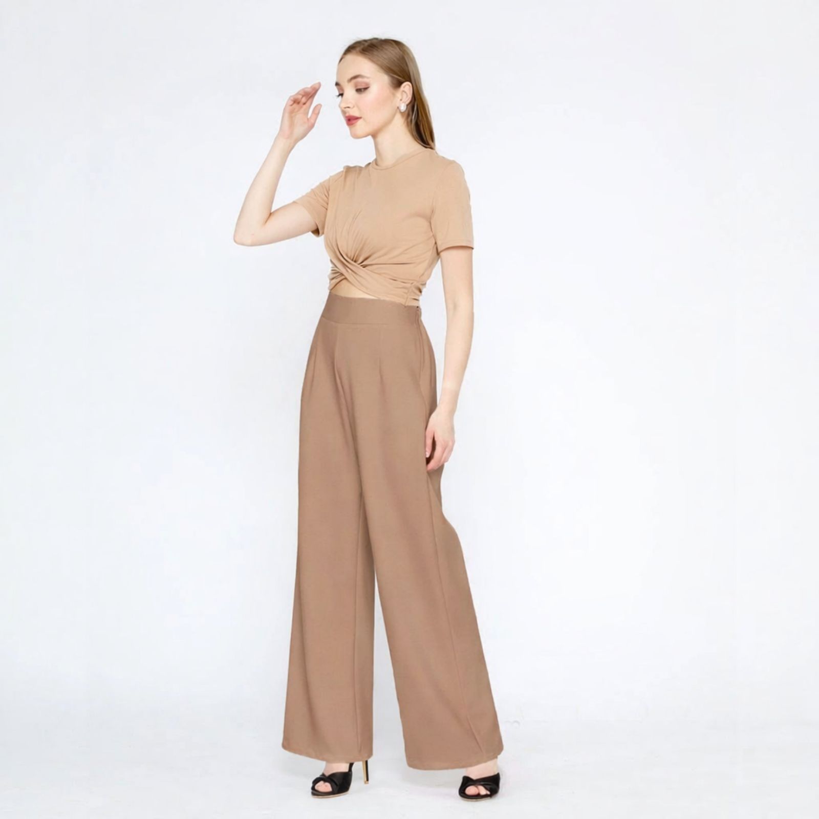 Celana Kulot Highwaist Scuba MILO