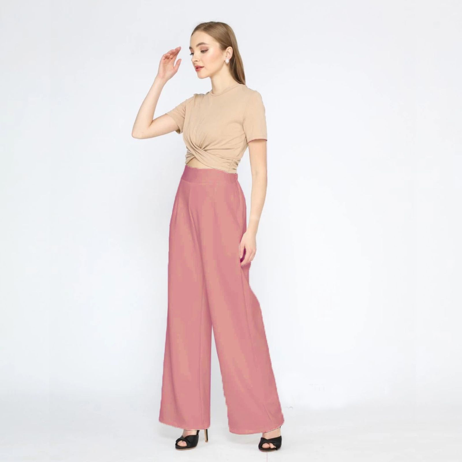 Celana Kulot Highwaist Scuba DUSTY