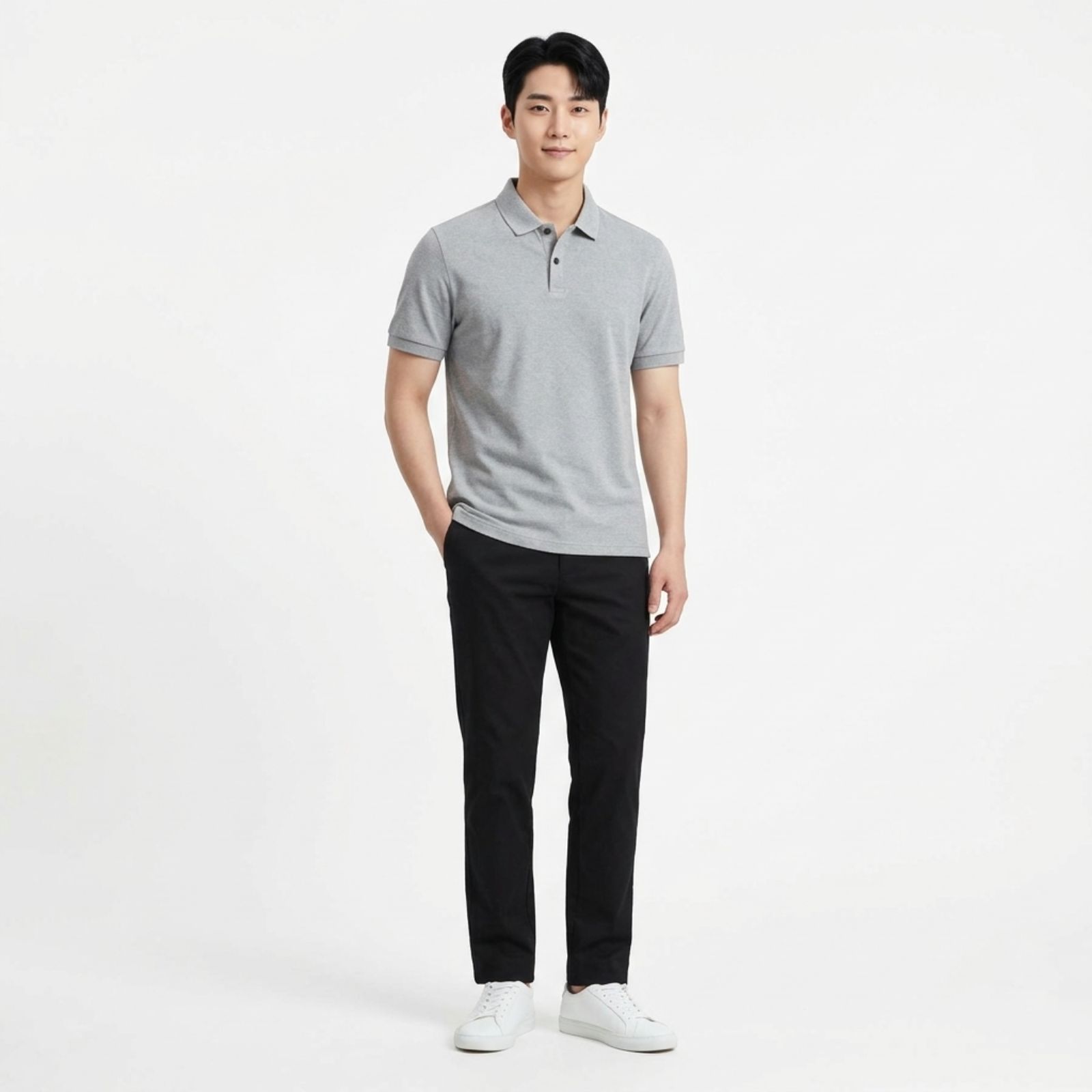 Kaos Polo Pria Premium Polos Slim Fit Casual Elegan Lengan Pendek sampul
