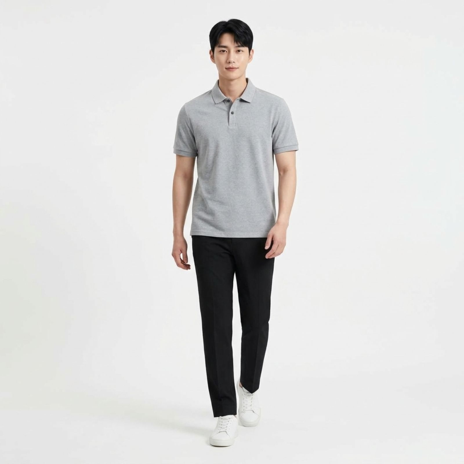 Kaos Polo Pria Premium Polos Slim Fit Casual Elegan Lengan Pendek sampul