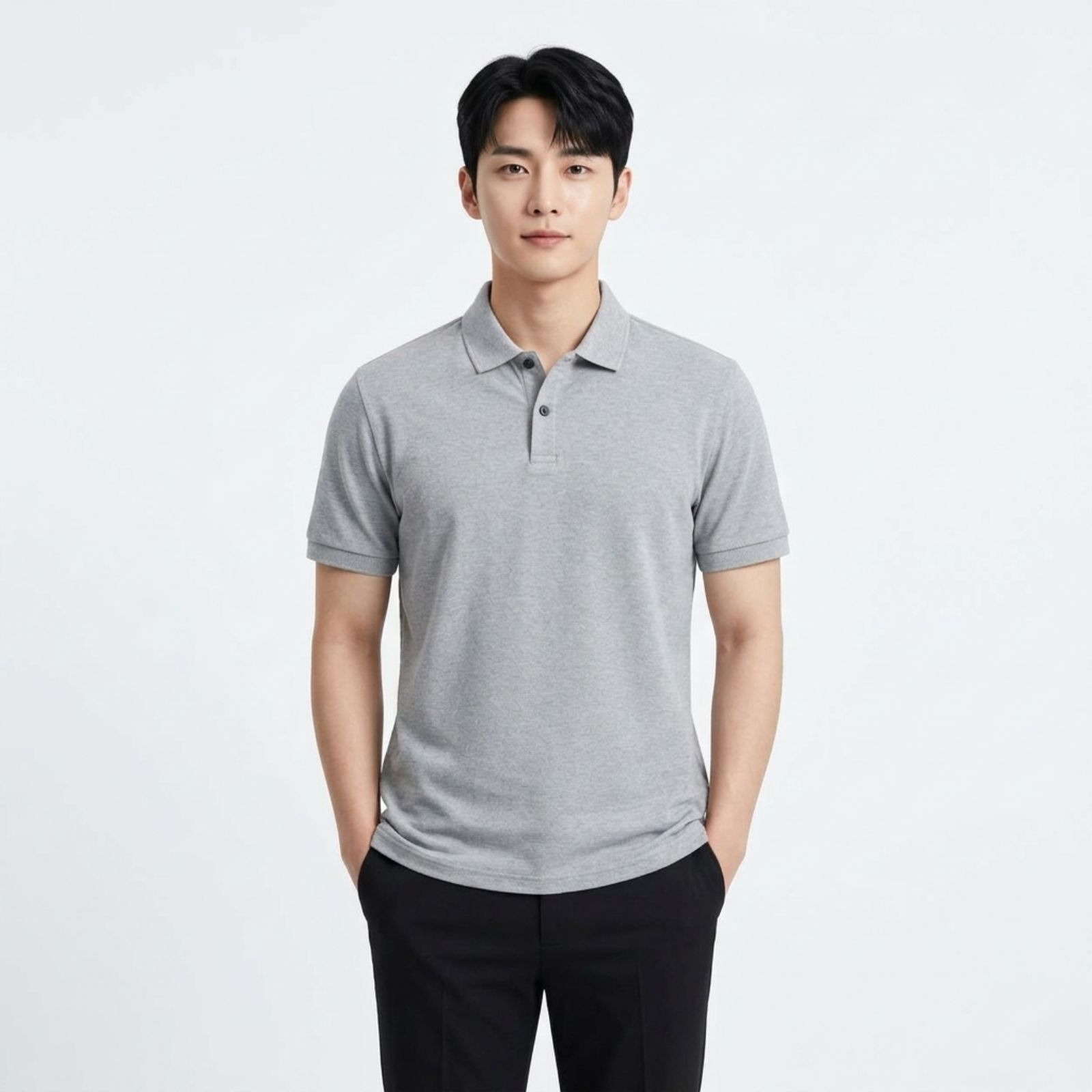 Kaos Polo Pria Premium Polos Slim Fit Casual Elegan Lengan Pendek