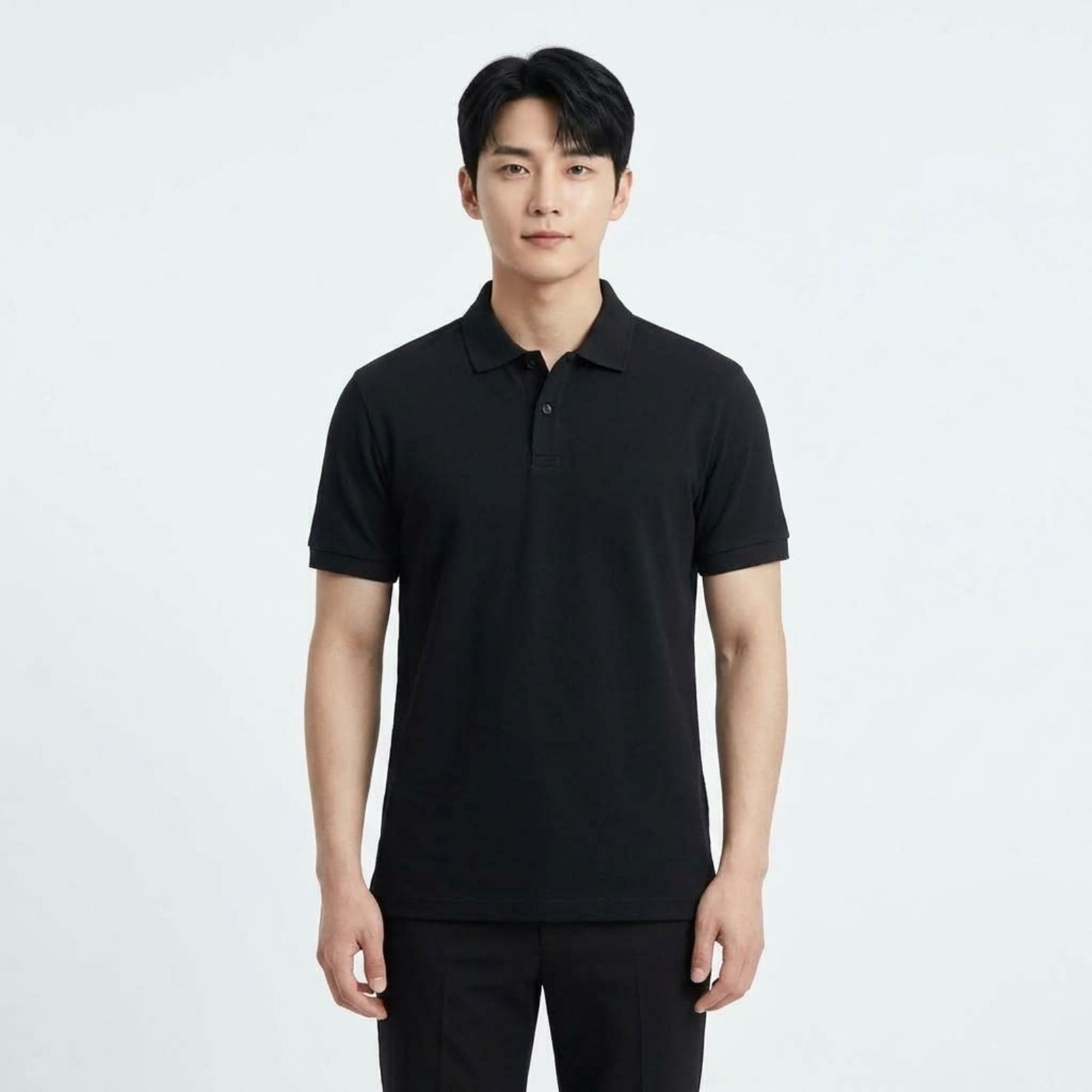 Kaos Polo Pria Premium Polos Slim Fit Casual Elegan Lengan Pendek sampul