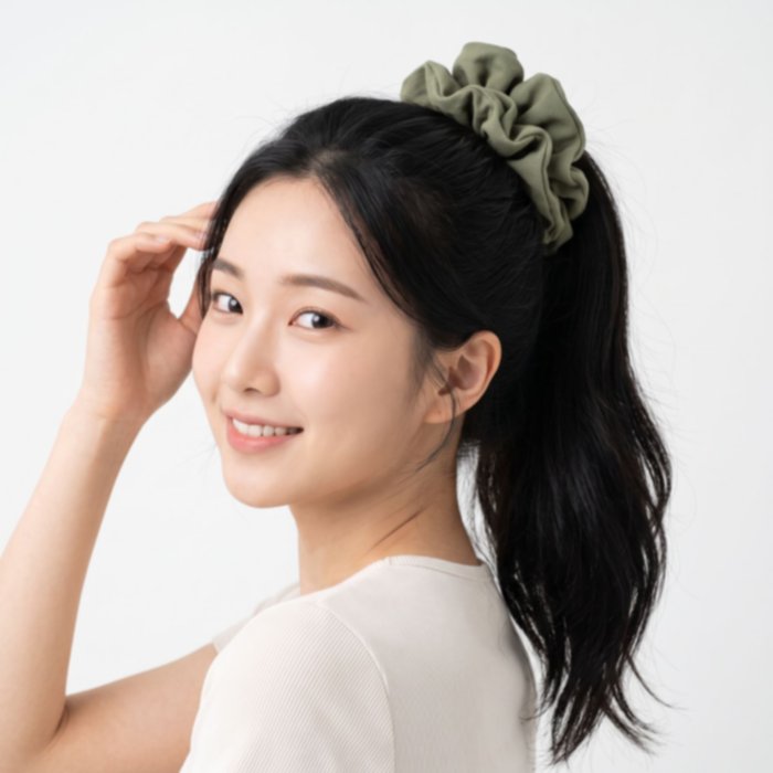 Sora Linen Oversized Scrunchie