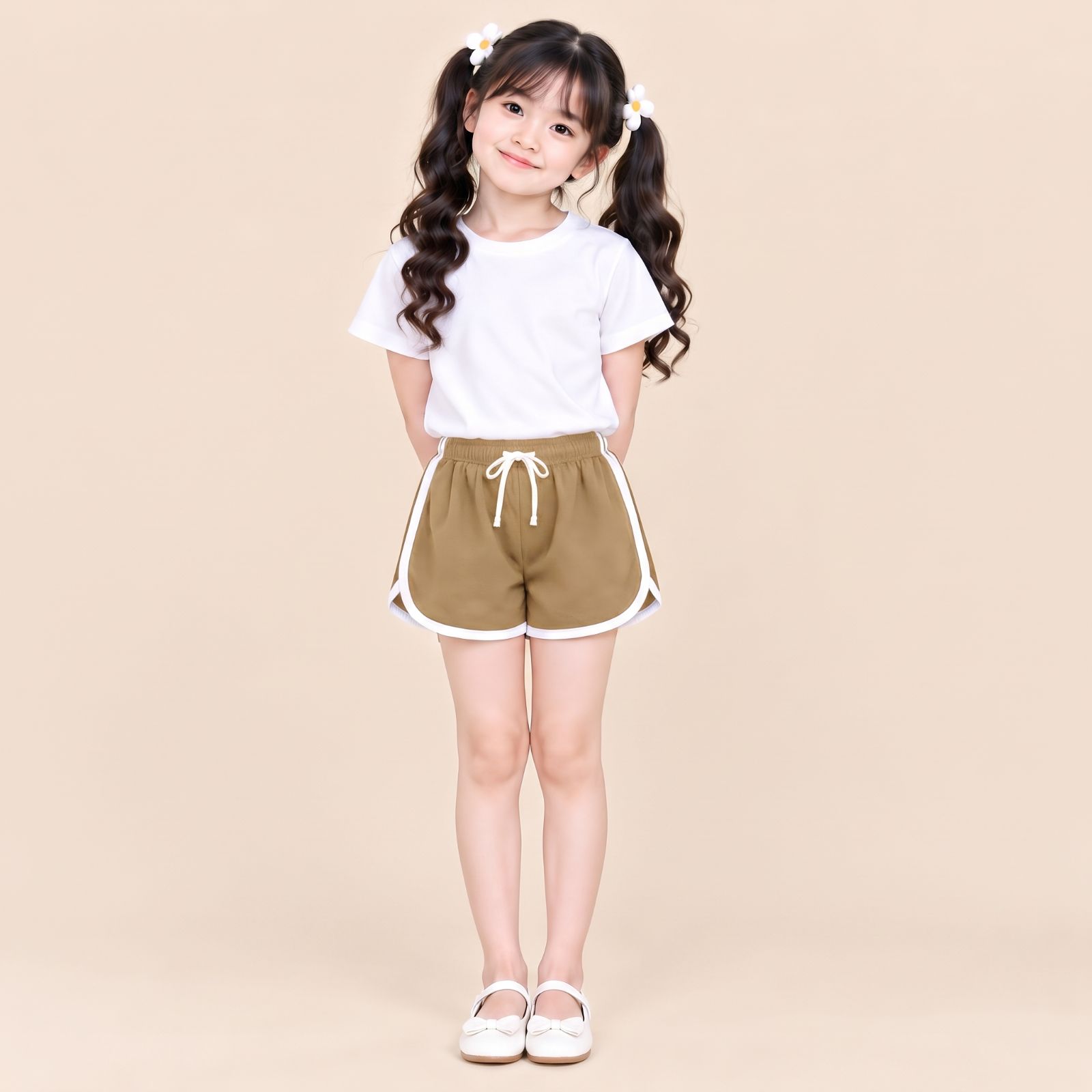 CELANA PENDEK ANAK | SHORTPANT GEMES MUNIKO By CHIAROBE LATTE