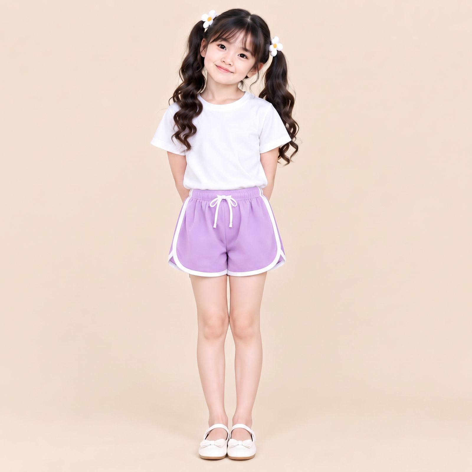 CELANA PENDEK ANAK | SHORTPANT GEMES MUNIKO By CHIAROBE LILAC