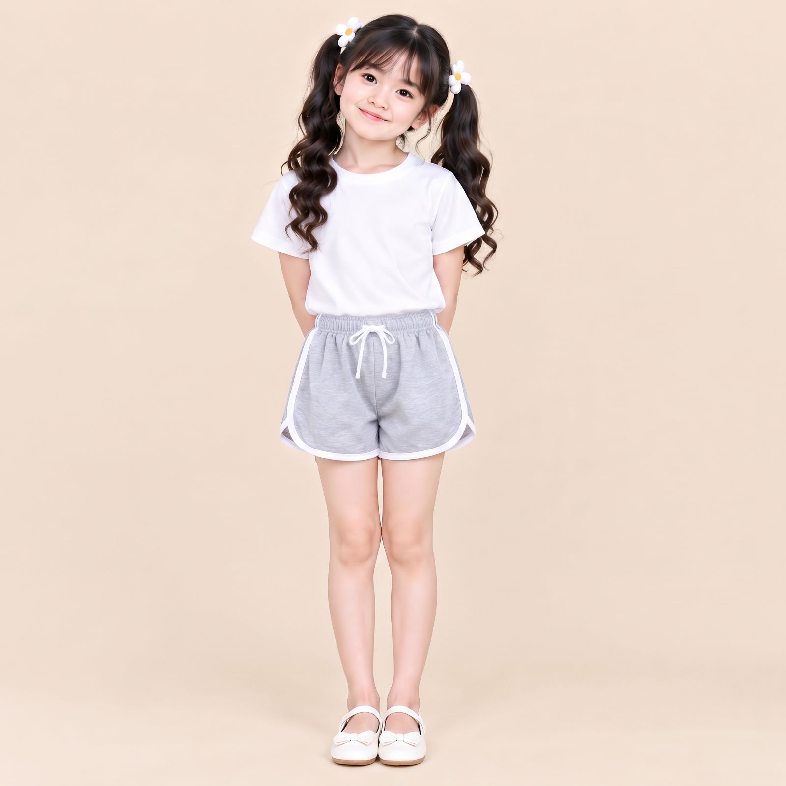 CELANA PENDEK ANAK | SHORTPANT GEMES MUNIKO By CHIAROBE GREY