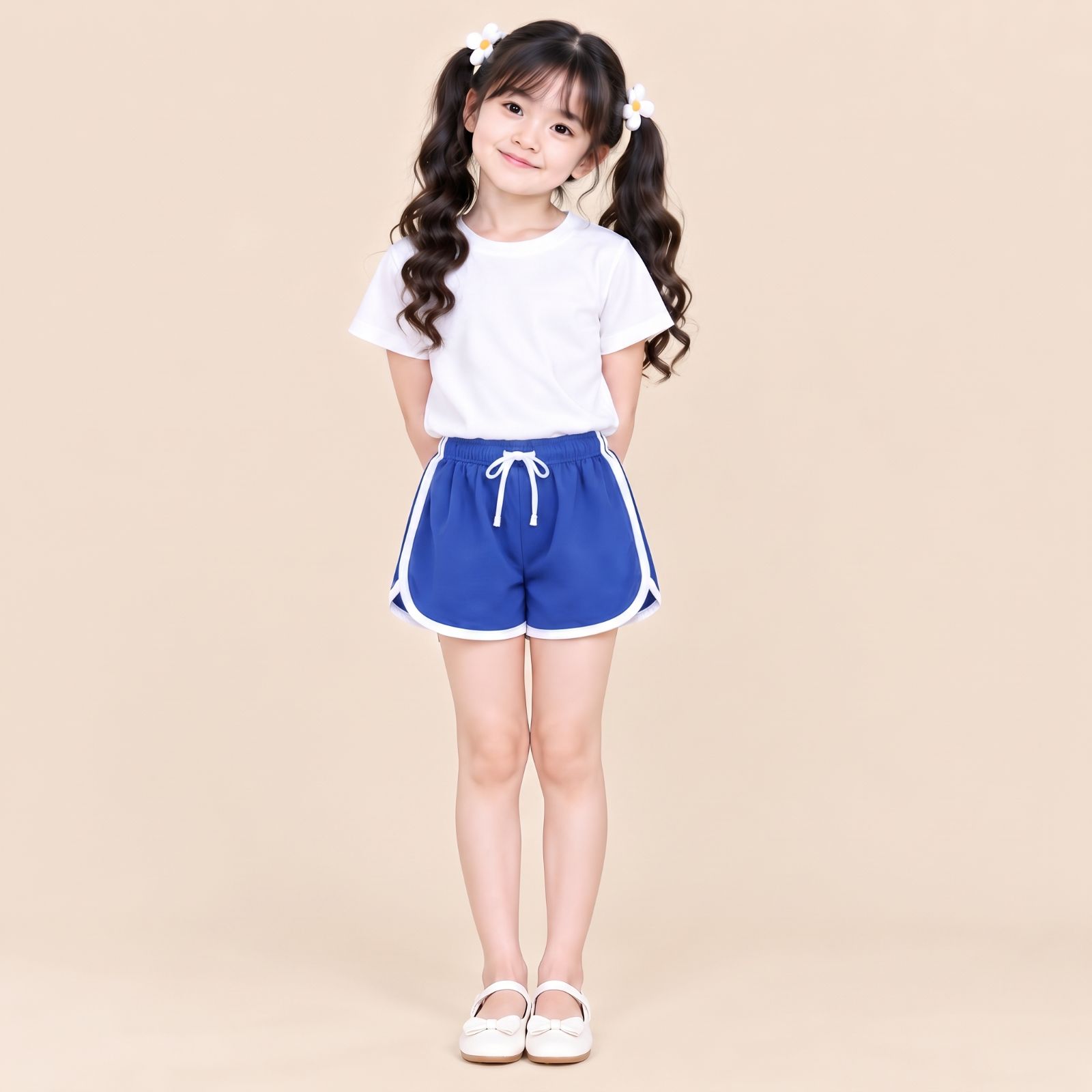 CELANA PENDEK ANAK | SHORTPANT GEMES MUNIKO By CHIAROBE STEEL BLUE
