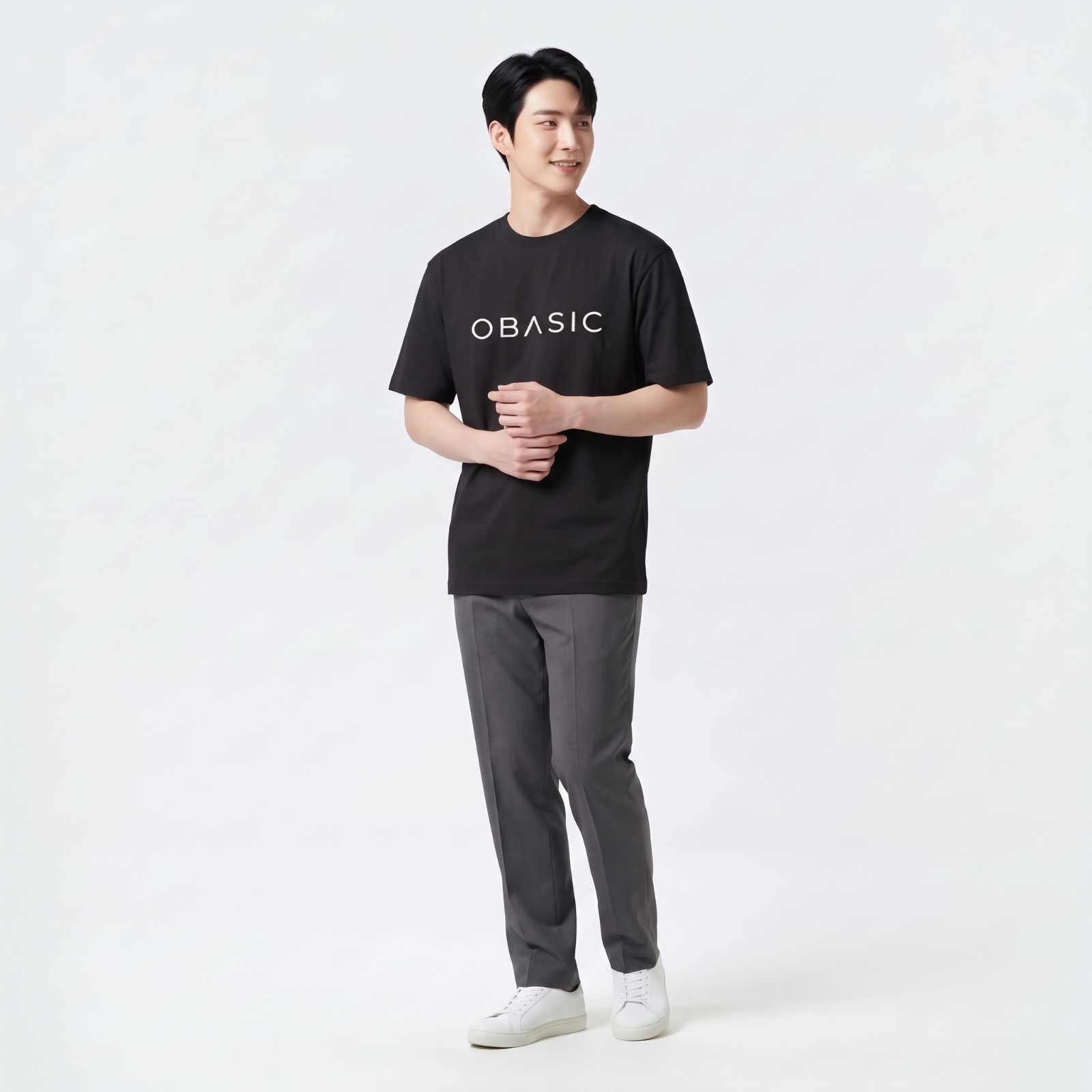 OBASIC Classic Tee – Kaos Polos Premium Asia Fit 24S Enzywash Matterial sampul