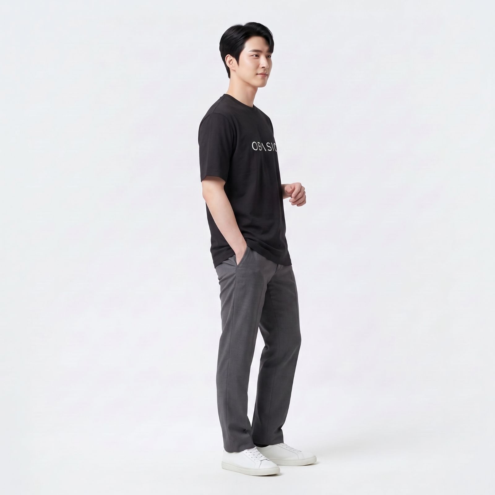 OBASIC Classic Tee – Kaos Polos Premium Asia Fit 24S Enzywash Matterial sampul