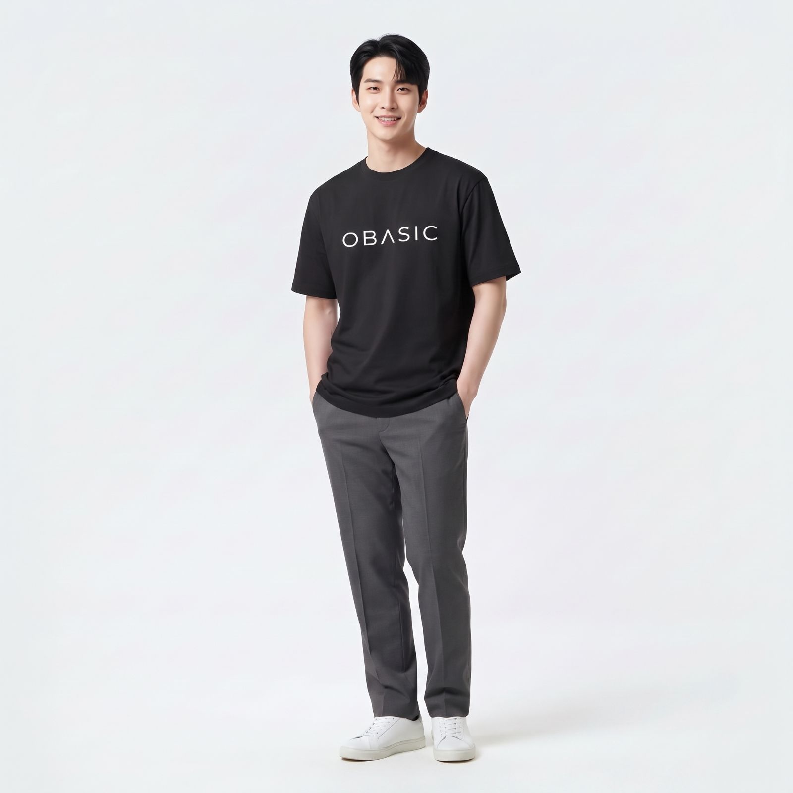 OBASIC Classic Tee – Kaos Polos Premium Asia Fit 24S Enzywash Matterial sampul