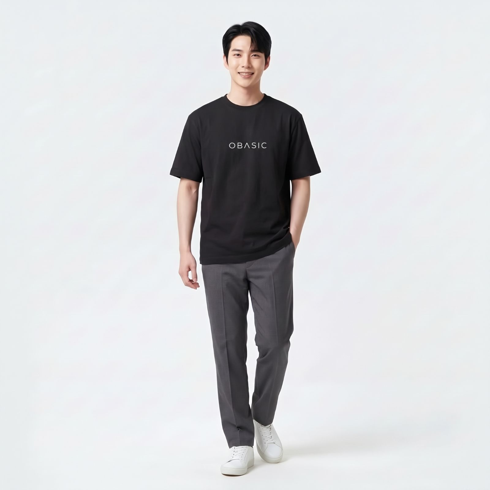 OBASIC Minimalist Tee – Kaos Polos Asian Fit 24S Enzywash sampul