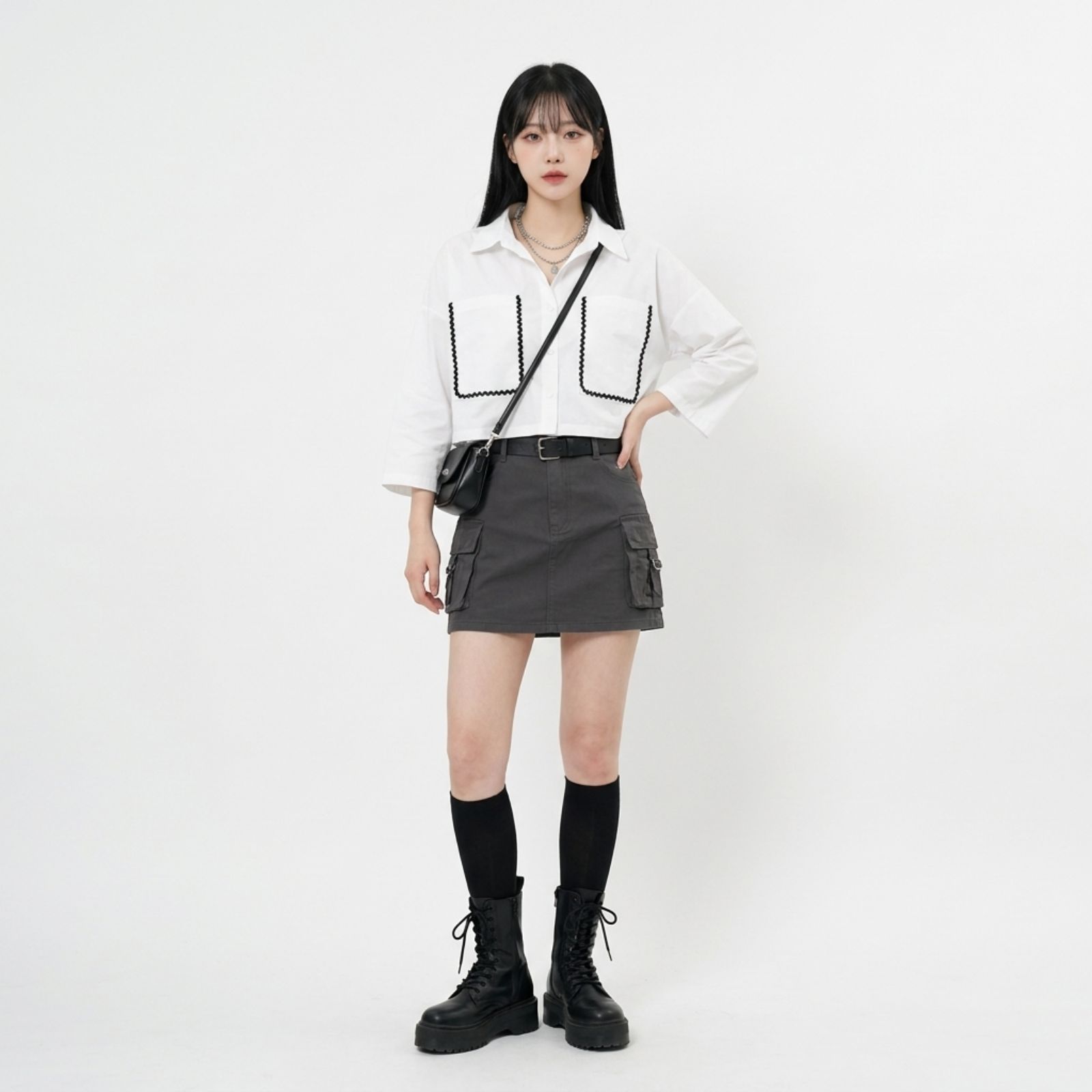 Chloe Contrast Top sampul