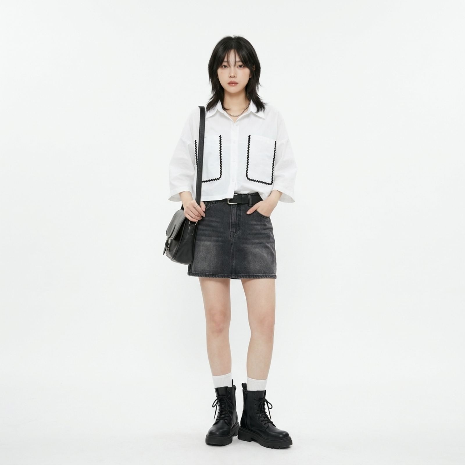 Chloe Contrast Top sampul
