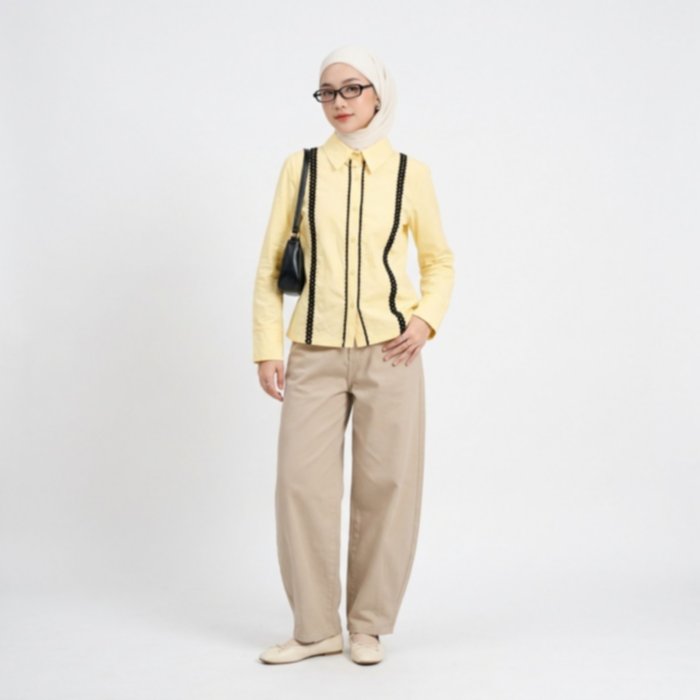 Adeline – Kemeja Poplin Wanita Stylish dan Chic