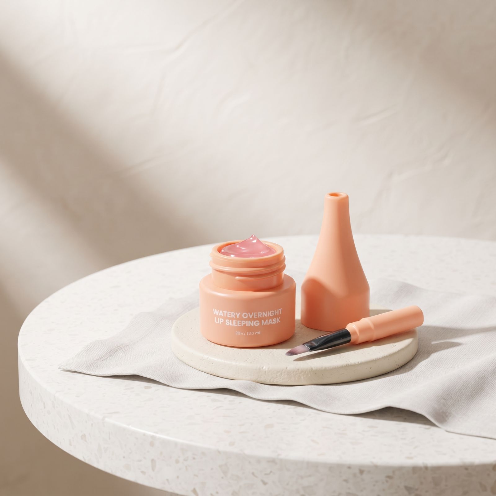 Lunesse Watery Overnight Lip Sleeping Mask Bebas Lengket- Melembapkan Bibir Kering-Pecah Pecah Maintenance Moistened (Lip Balm the Pink Korea-10ml) LIP SLEEPING