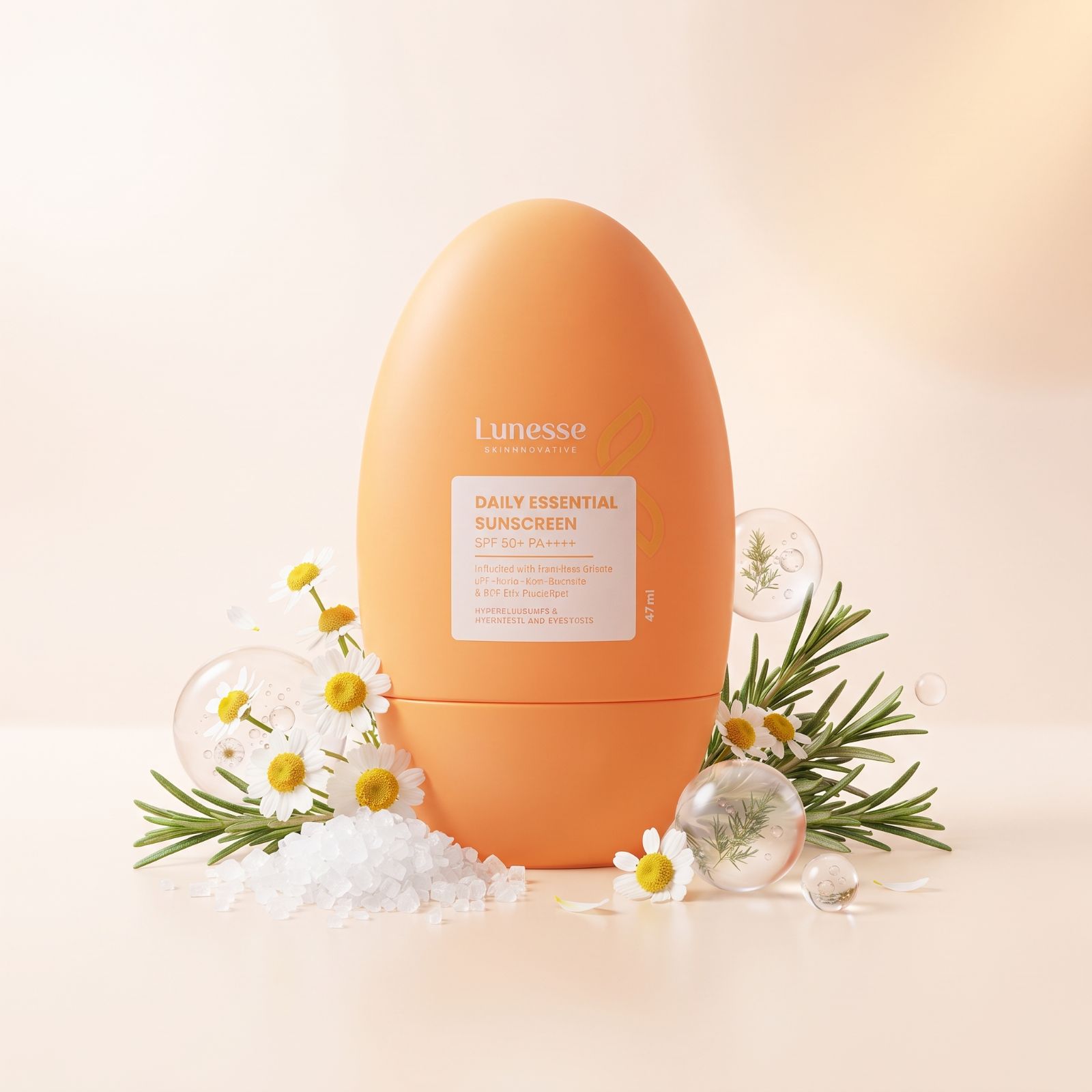 Lunesse Serum Sunscreen SPF 50 PA++++ 47ml untuk Kulit Berminyak & Berjerawat SERUM SUNSCREEN