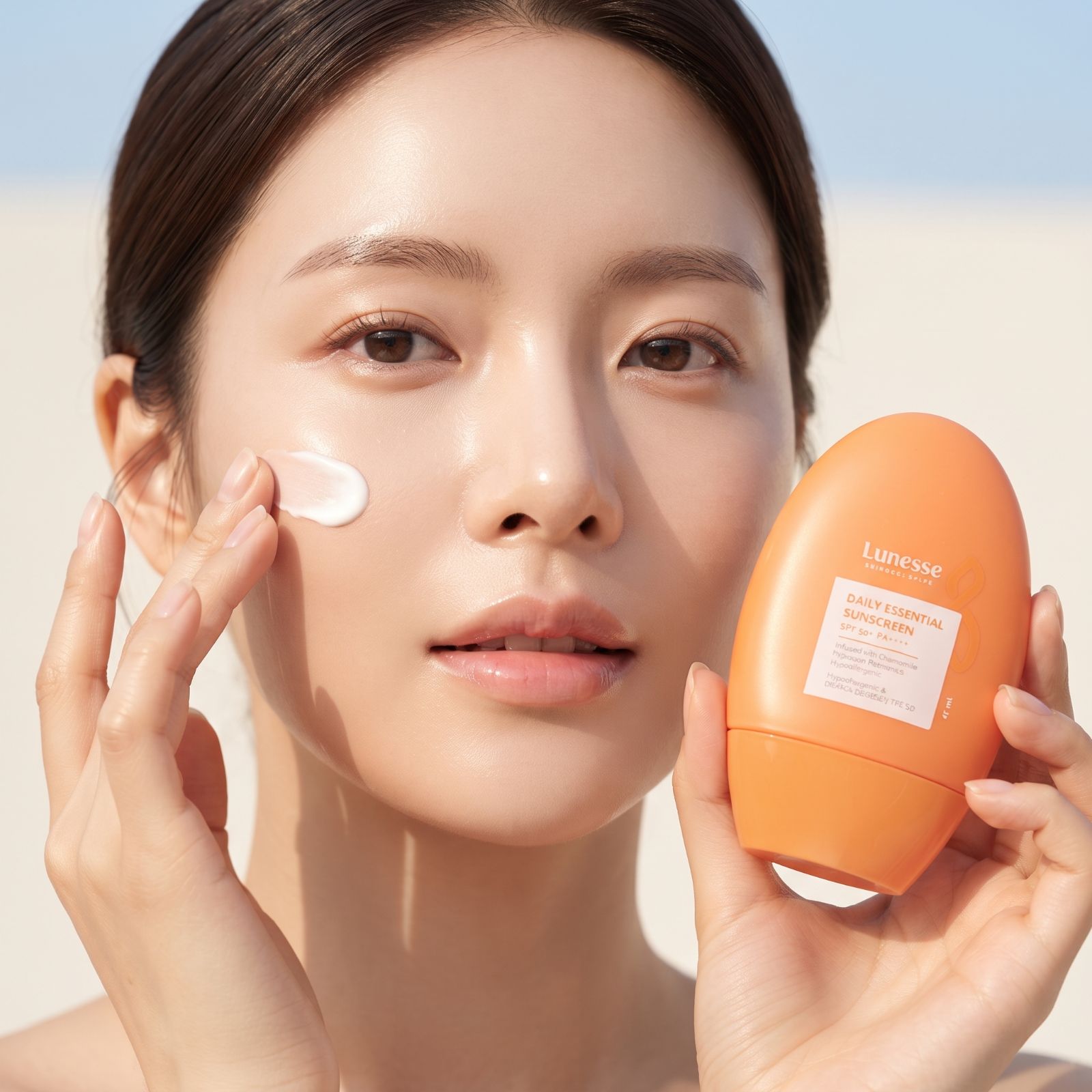 Lunesse Serum Sunscreen SPF 50 PA++++ 47ml untuk Kulit Berminyak & Berjerawat sampul