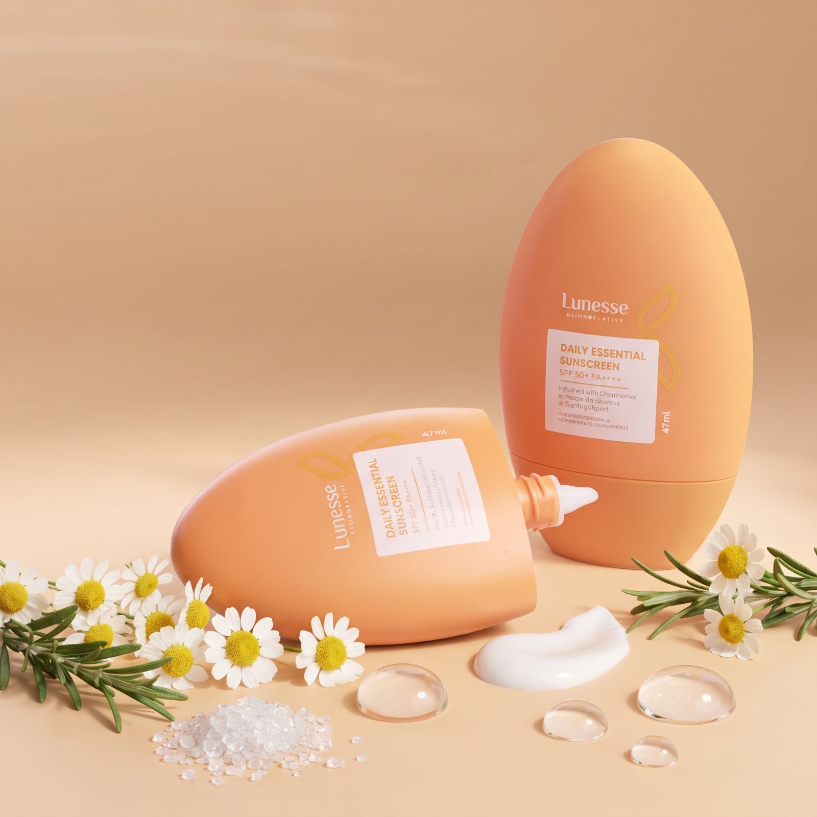 Lunesse Serum Sunscreen SPF 50 PA++++ 47ml untuk Kulit Berminyak & Berjerawat sampul