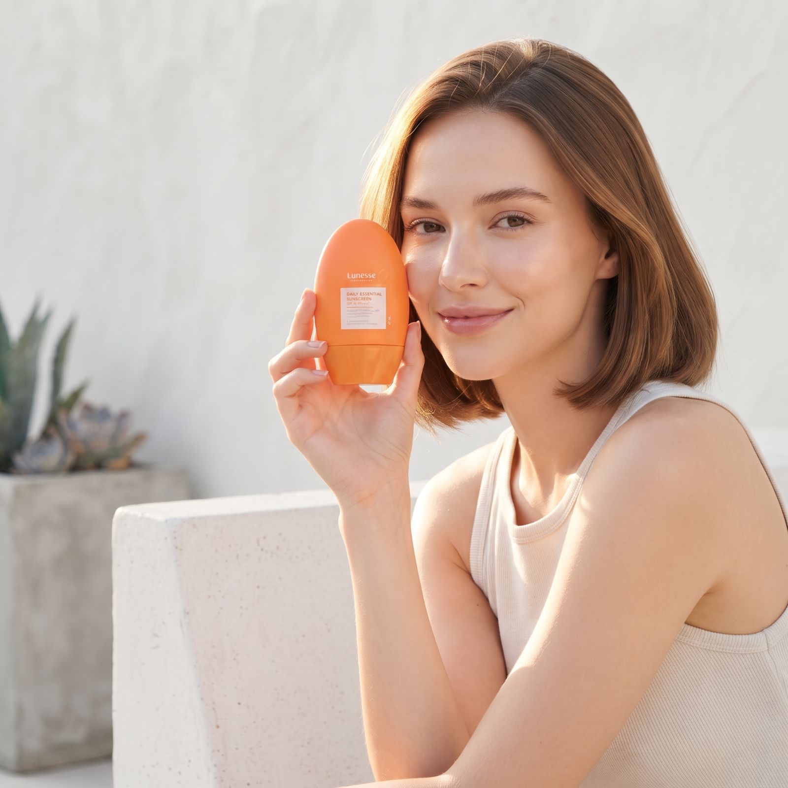Lunesse Serum Sunscreen SPF 50 PA++++ 47ml untuk Kulit Berminyak & Berjerawat sampul