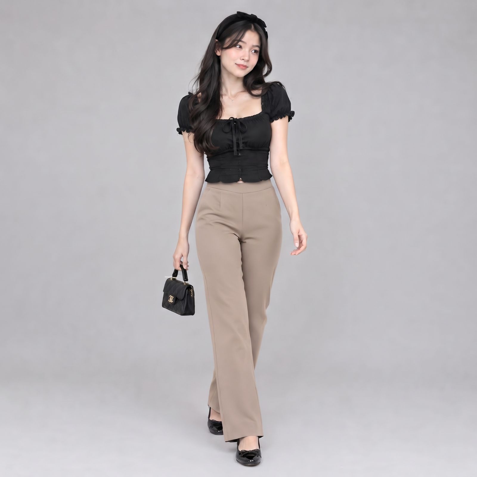 Nikita Highwaist Kulot Loose Scuba by Youniq MILO