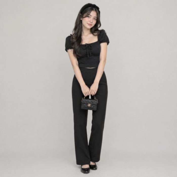 Nikita Highwaist Kulot Loose Scuba by Youniq