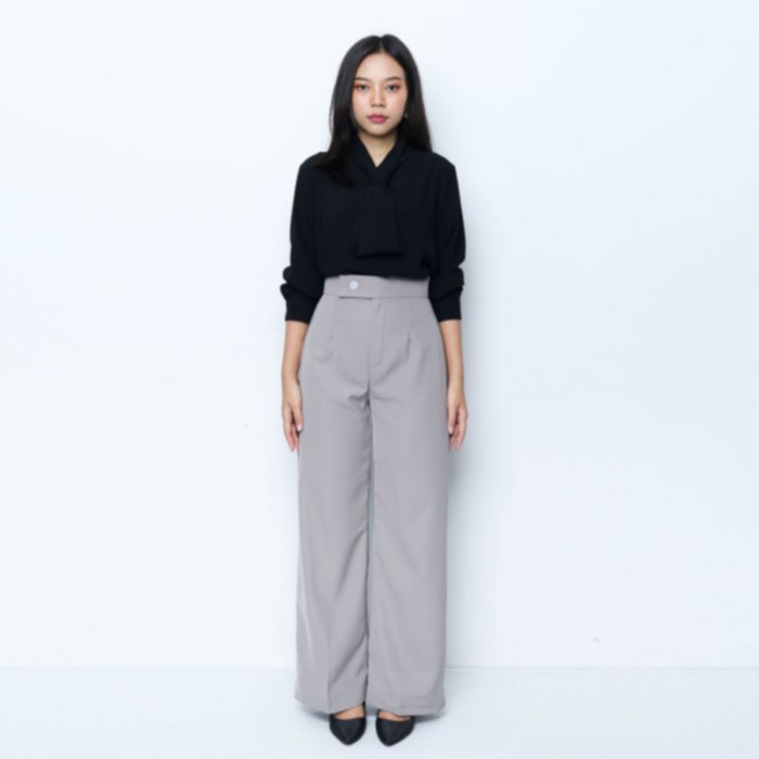 Vittoria Loose Pants - Set Vittoria in Pastel Grey