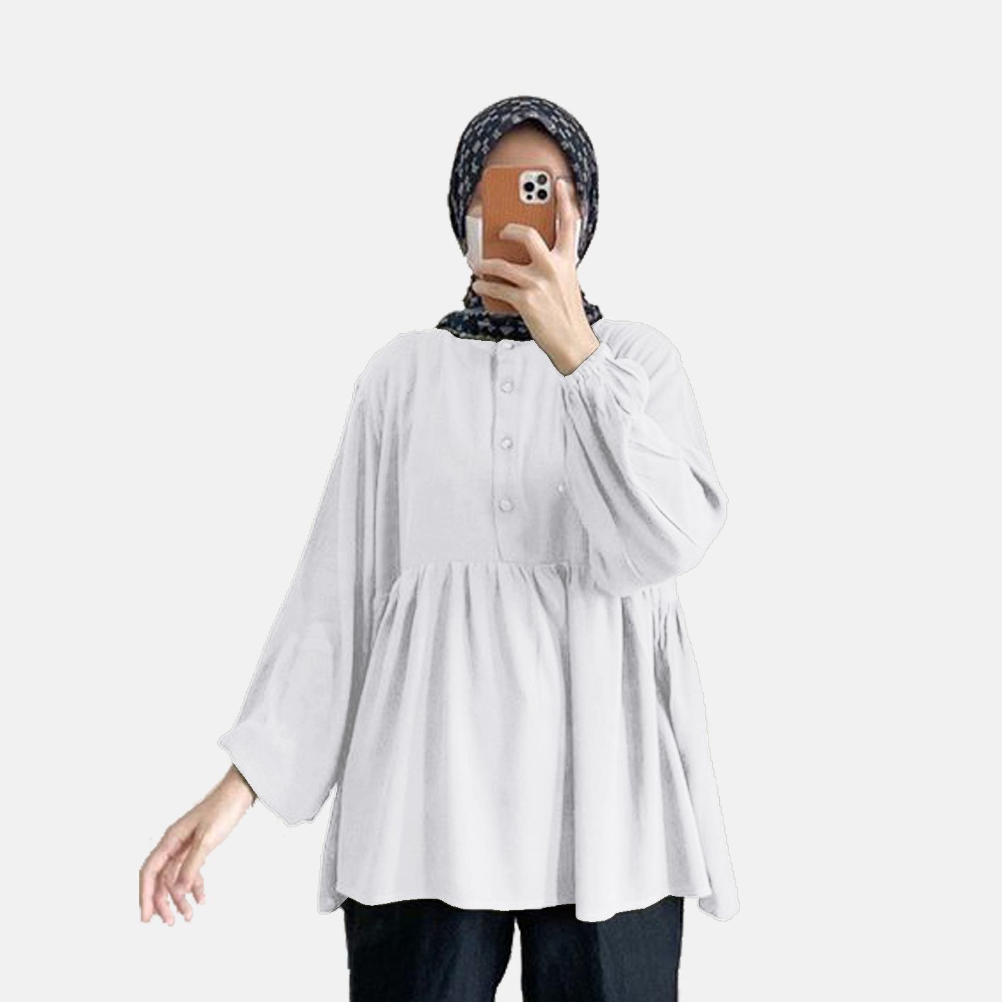 Blouse Rayon Wanita Kekinian By YOUNIQ WHITE