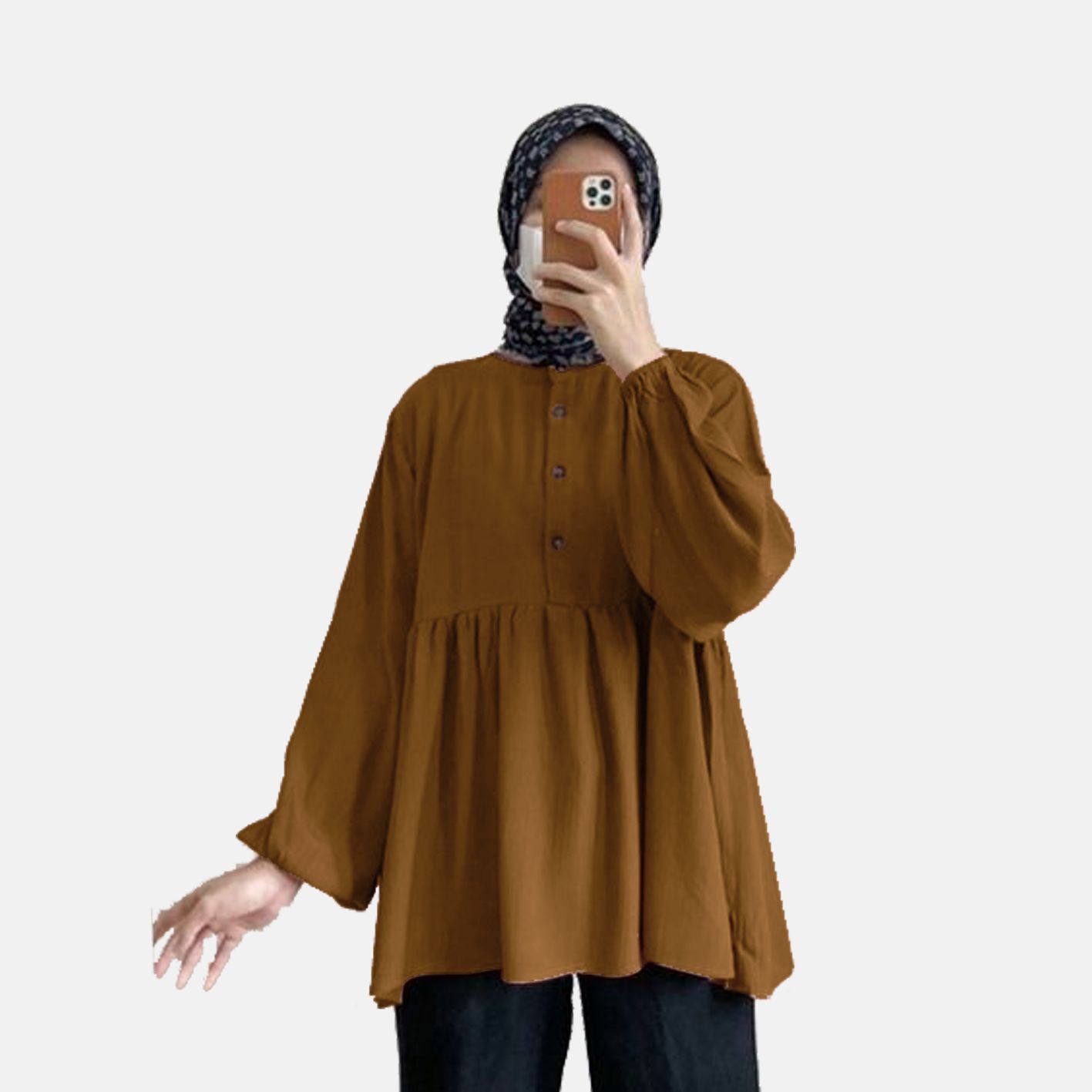 Blouse Rayon Wanita Kekinian By YOUNIQ BROWN