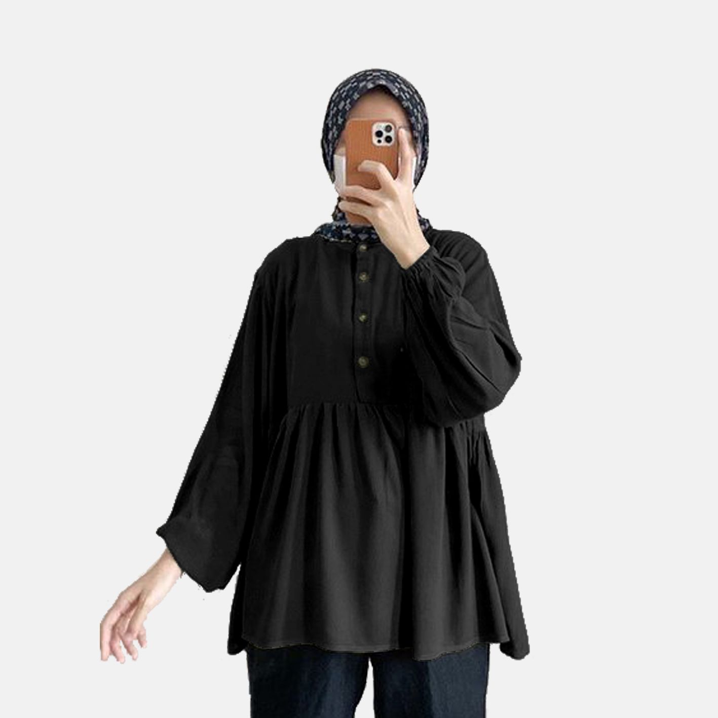 Blouse Rayon Wanita Kekinian By YOUNIQ BLACK