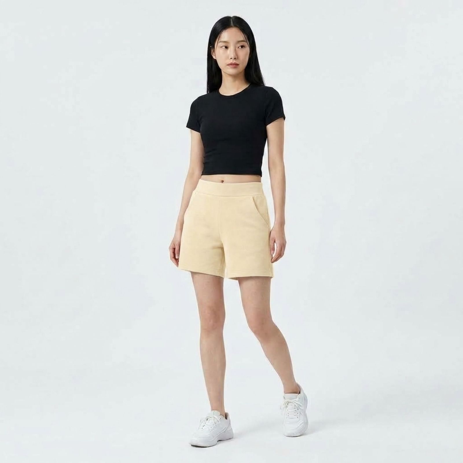 Sundae Short Pants Scuba Celana Pendek CREAM