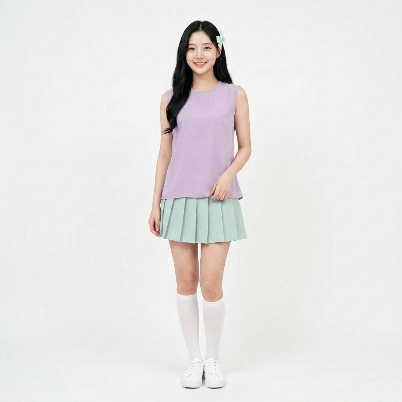 Inner Tanpa Lengan Sleeveless By Youniq LAVENDER