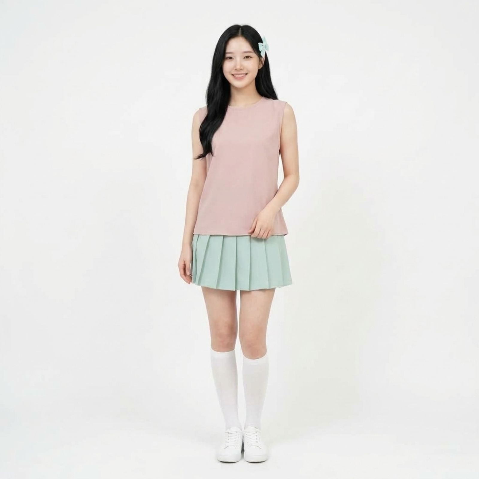 Inner Tanpa Lengan Sleeveless By Youniq PEACH