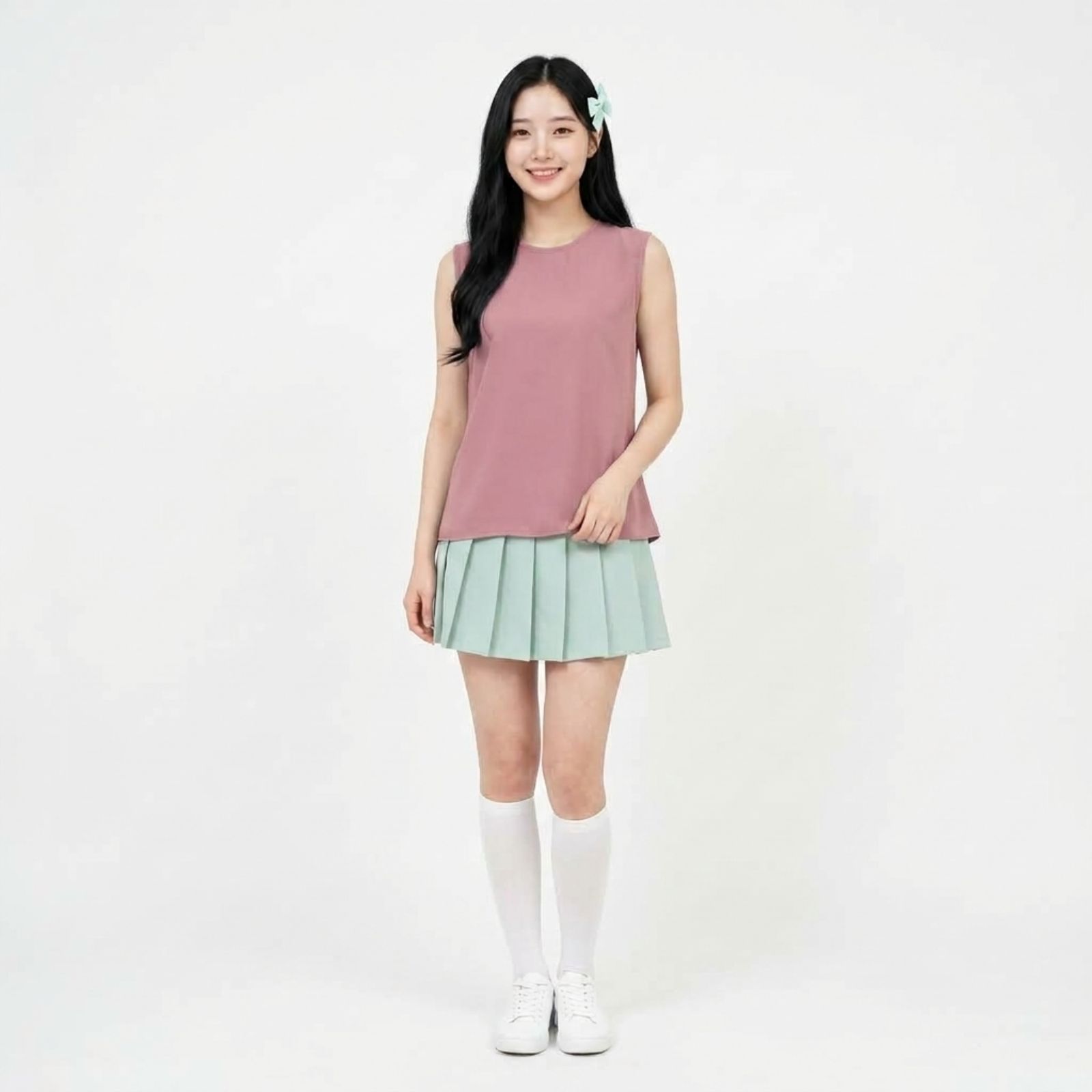 Inner Tanpa Lengan Sleeveless By Youniq DUSTY