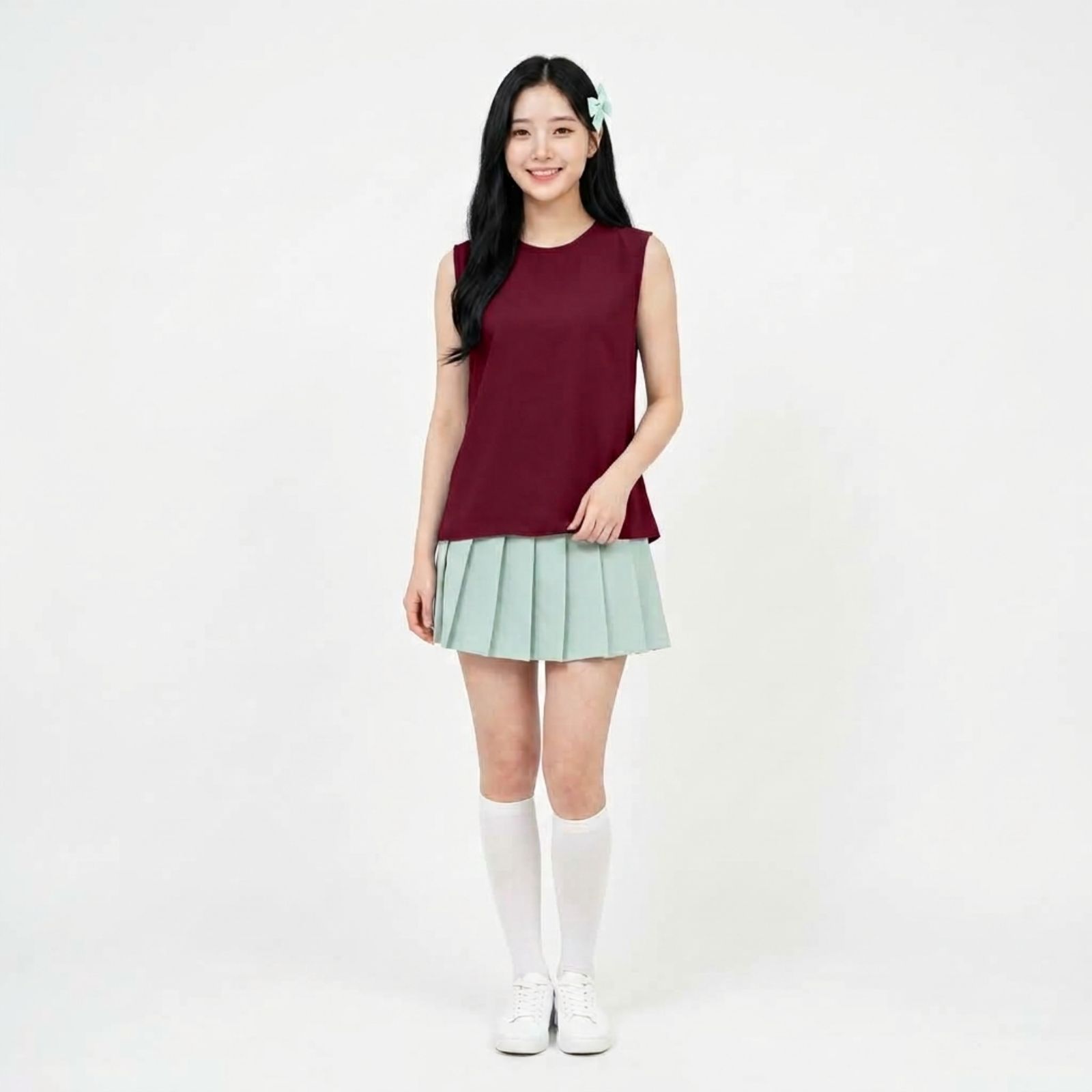 Inner Tanpa Lengan Sleeveless By Youniq MAROON