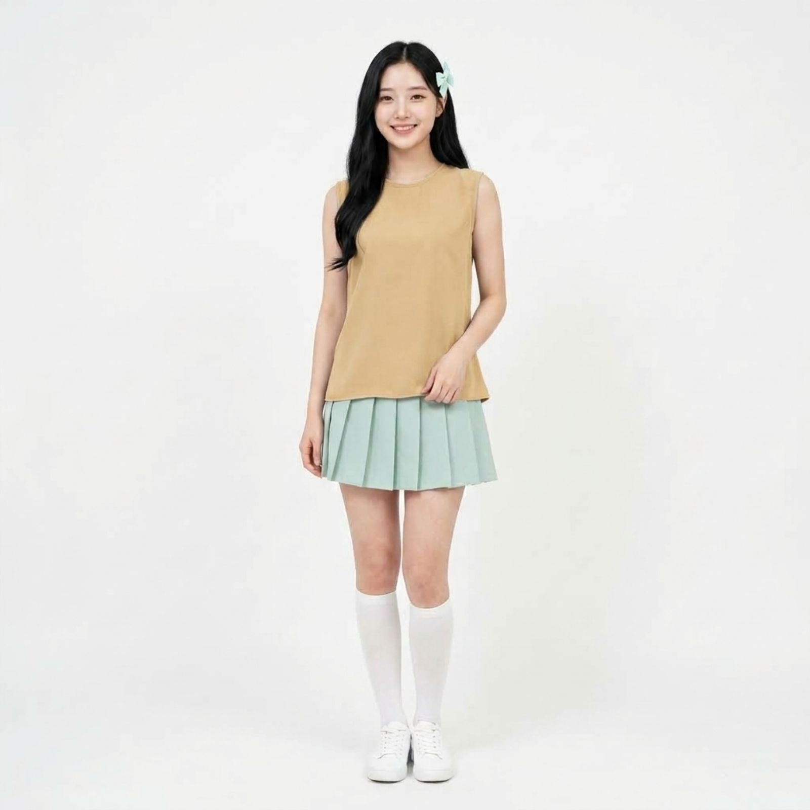 Inner Tanpa Lengan Sleeveless By Youniq CHOCO